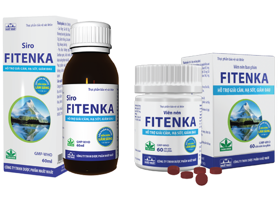 Fitenka hỗ trợ giải cảm hạ sốt giảm đau