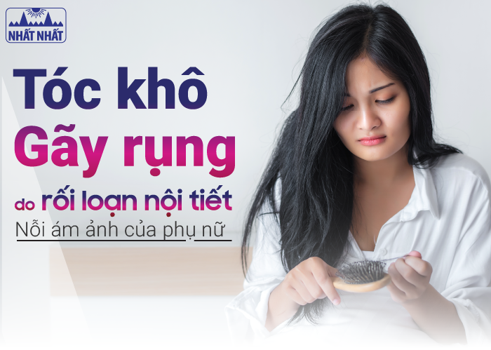 tóc khô gãy rụng