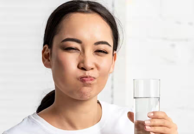 Súc miệng bằng nước muối ấm giúp giảm đau răng hiệu quả