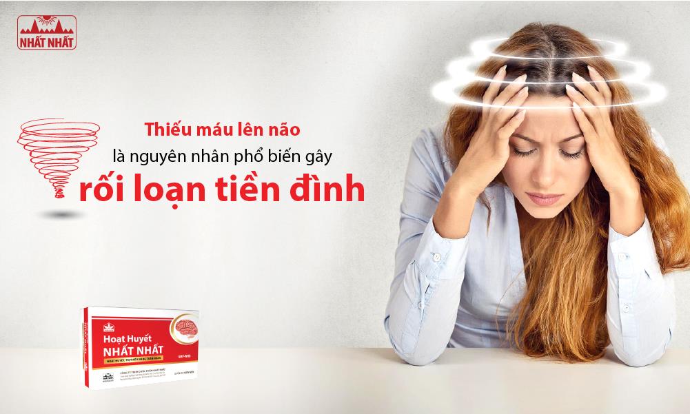 Thiếu máu lên não là nguyên nhân phổ biến gây rối loạn tiền đình