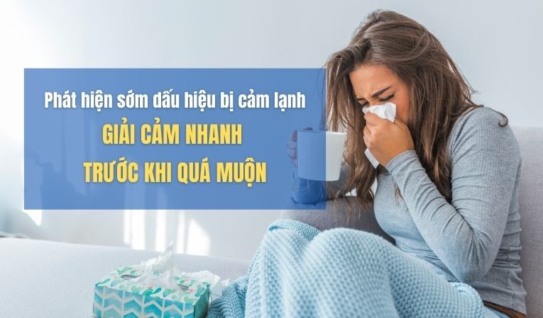 Phát hiện sớm dấu hiệu bị cảm lạnh: Giải cảm nhanh trước khi quá muộn