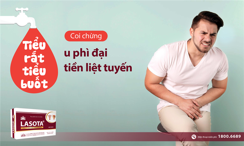 Tiểu rắt tiểu buốt! Coi chừng u phì đại tiền liệt tuyến
