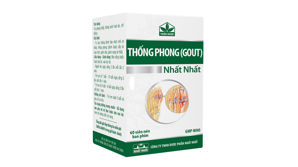 Bài Thuốc Thống Phong (GOUT) Đông y thế hệ 2 điều trị triệt để bệnh GOUT mạn tính