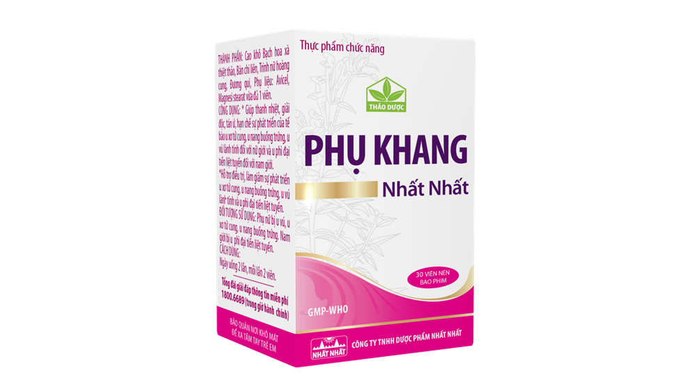 Bài Thuốc Phụ Khang Đông y thế hệ 2 đặc trị u xơ tử cung, u vú lành tính