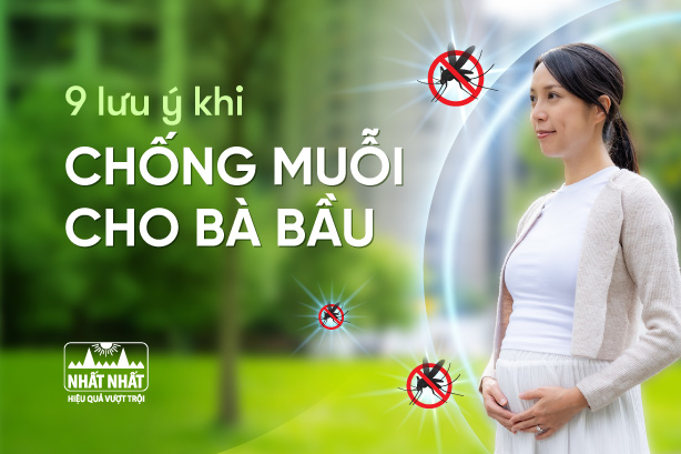 9 lưu ý khi chống muỗi cho bà bầu