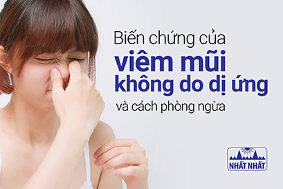 Biến chứng của viêm mũi không do dị ứng và cách phòng ngừa