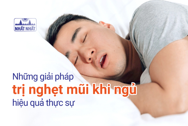 Những giải pháp trị nghẹt mũi khi ngủ hiệu quả thực sự