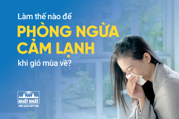 Làm thế nào để phòng ngừa cảm lạnh khi gió mùa về?