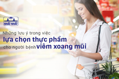 Tuyệt chiêu lựa chọn thực phẩm cho người bệnh viêm xoang mũi