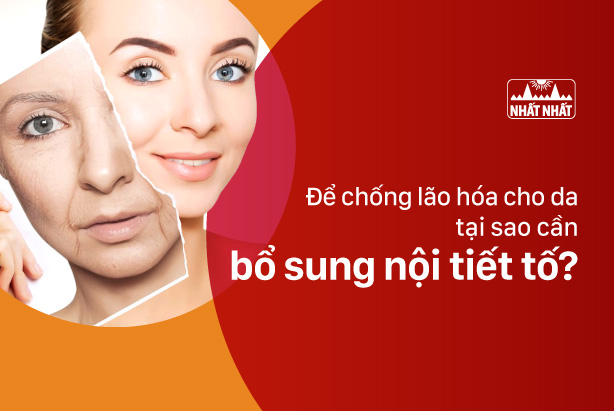 Để chống lão hóa cho da, tại sao cần bổ sung nội tiết tố?