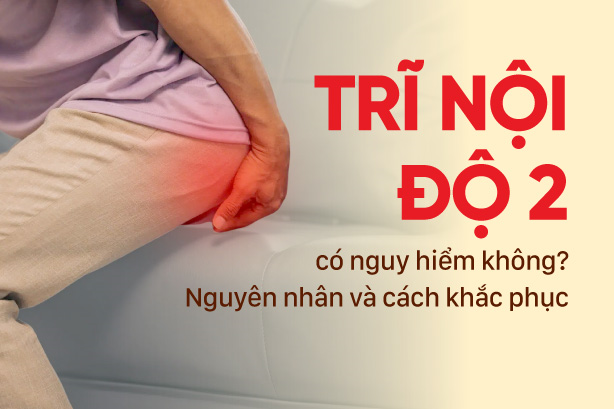 Trĩ nội độ 2 có nguy hiểm không? Nguyên nhân và cách khắc phục