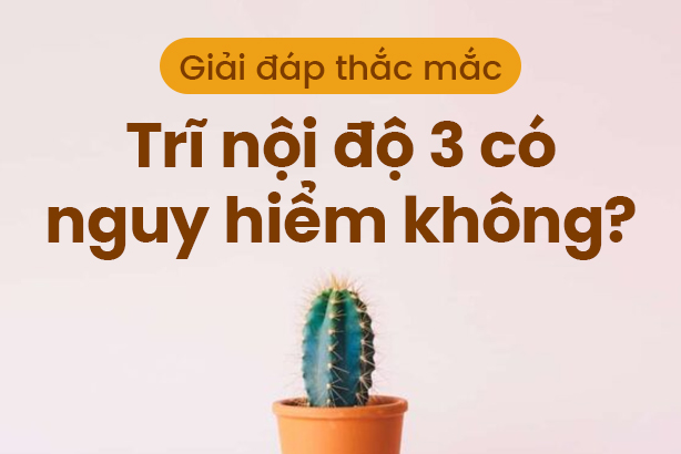 Giải đáp thắc mắc: Trĩ nội độ 3 có nguy hiểm không?