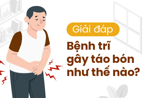 Giải đáp: Bệnh trĩ gây táo bón như thế nào?