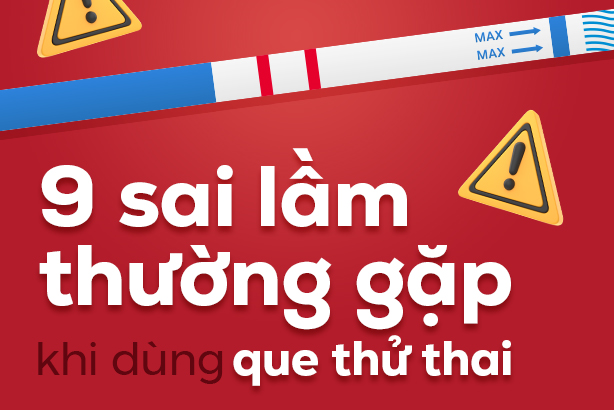 9 sai lầm thường gặp khi dùng que thử thai