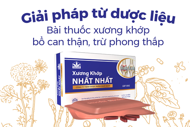 Giải pháp dược liệu: Bài thuốc xương khớp bổ can thận, trừ phong thấp