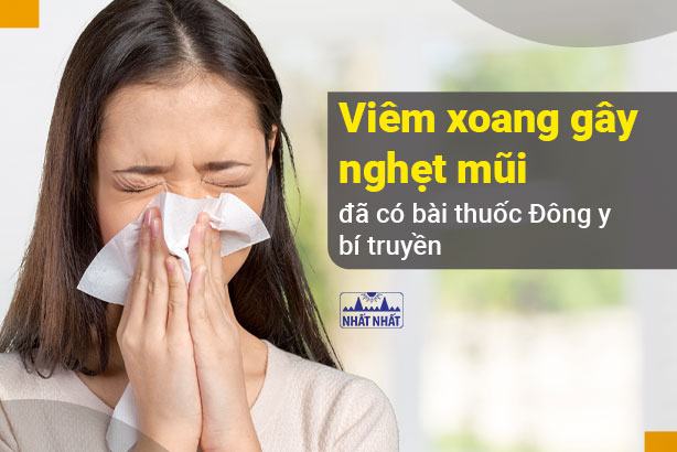 Viêm xoang gây nghẹt mũi ù tai nhức đầu – đã có bài thuốc Đông y bí truyền