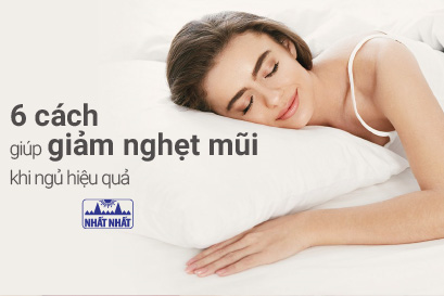 6 cách giúp giảm nghẹt mũi khi ngủ hiệu quả