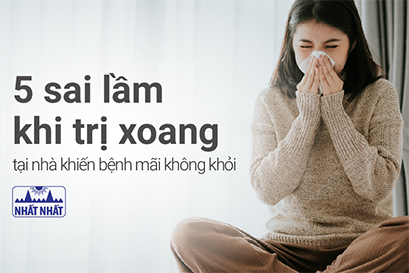 5 sai lầm khi trị xoang tại nhà khiến bệnh mãi không khỏi