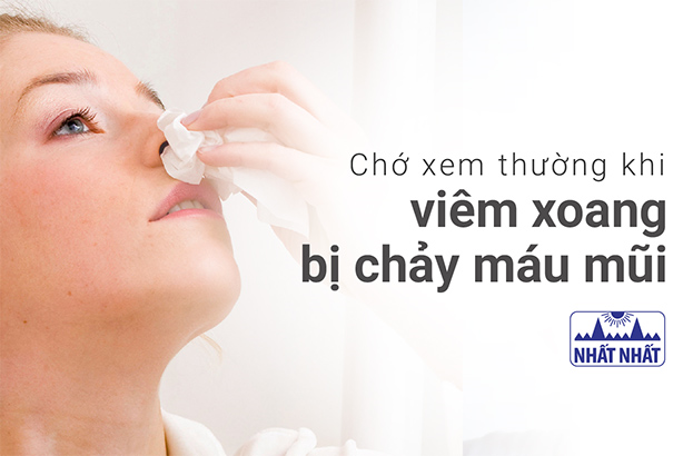 Làm thế nào để nhận biết triệu chứng chảy máu xoang mũi?
