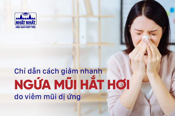 Chỉ dẫn cách giảm nhanh ngứa mũi hắt hơi do viêm mũi dị ứng 