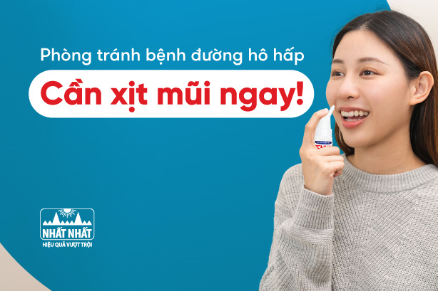 Phòng tránh bệnh đường hô hấp: Cần xịt mũi ngay!