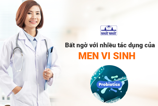 Bất ngờ với nhiều tác dụng của men vi sinh