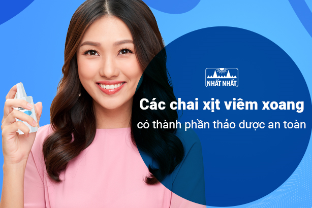 Các chai xịt viêm xoang có thành phần thảo dược an toàn