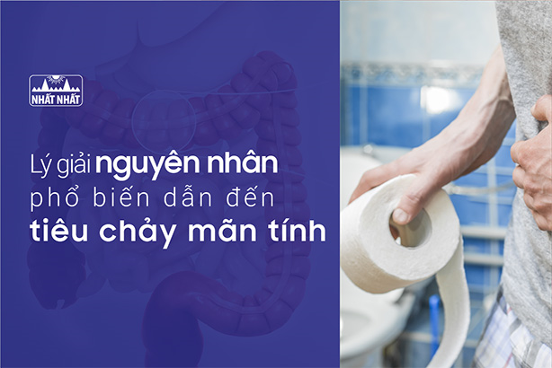 Lý giải nguyên nhân phổ biến dẫn đến tiêu chảy mãn tính