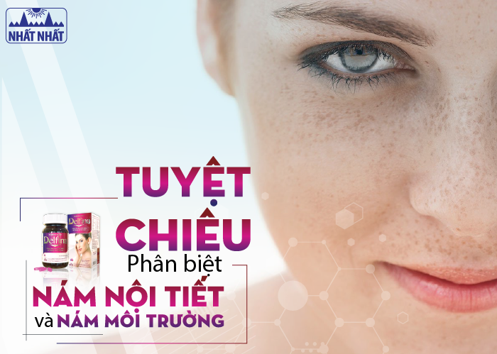 Phân biệt nám nội tiết và nám môi trường