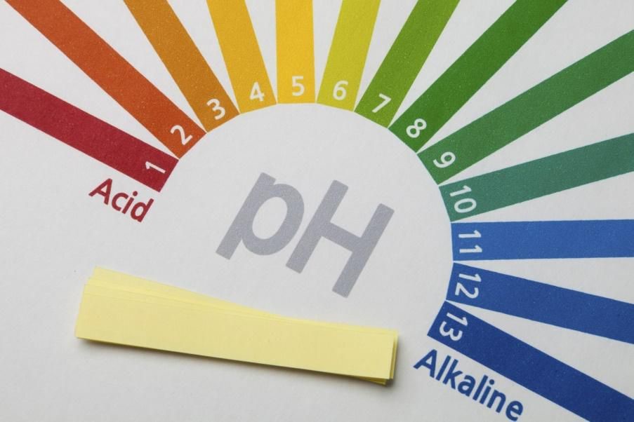 Sữa rửa mặt không chứa xà phòng thường có pH thấp phù hợp với pH trên da