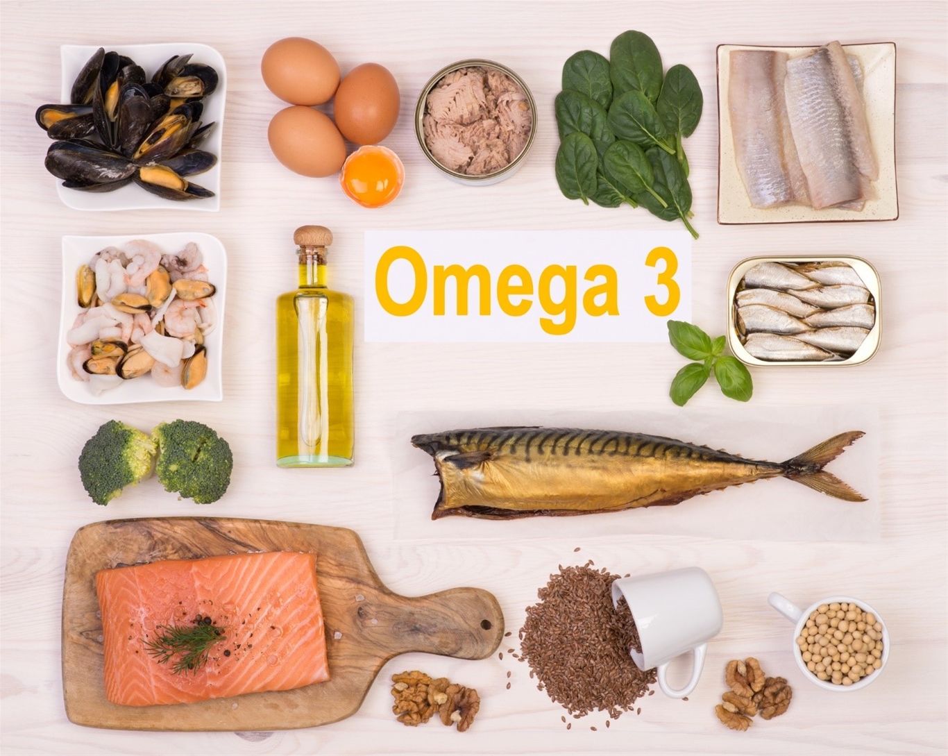 Cá mòi, cá hồi, cá thu và cá ngừ là những thực phẩm giàu omega-3