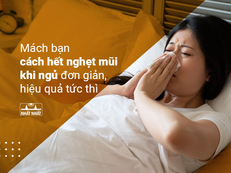 Nghẹt mũi khi ngủ 