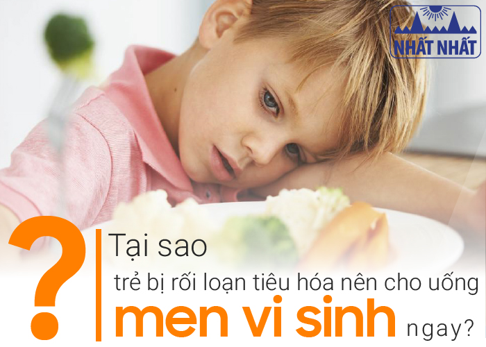 trẻ bị rối loạn tiêu hóa