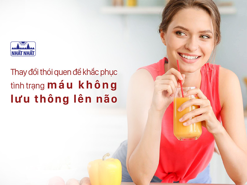 máu không lưu thông lên não