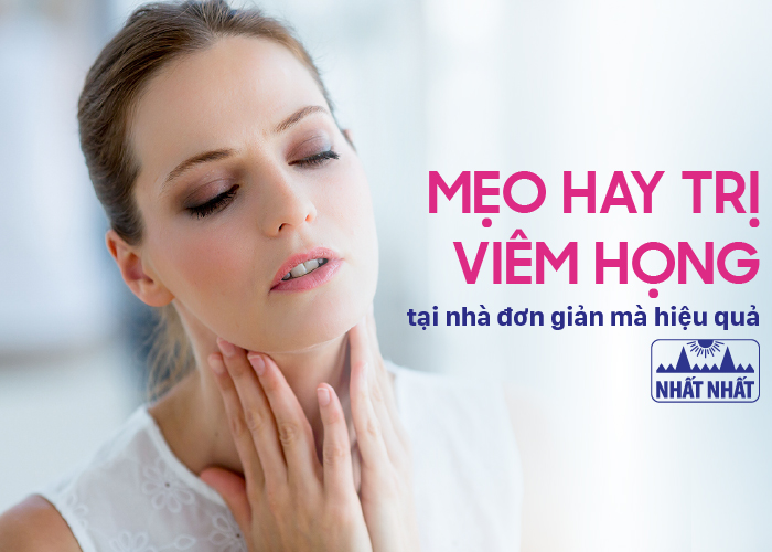 trị viêm họng tại nhà