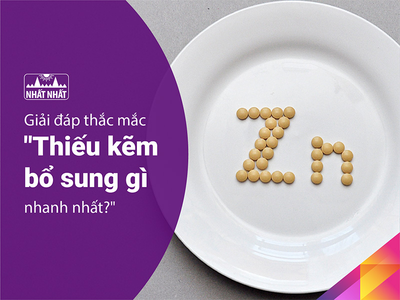 Thiếu kẽm bổ sung gì 