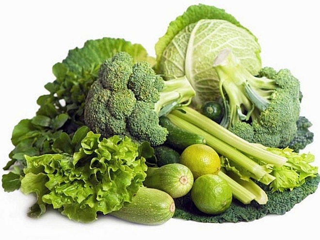 Rau xanh là thực phẩm tốt cho người đau dạ dày