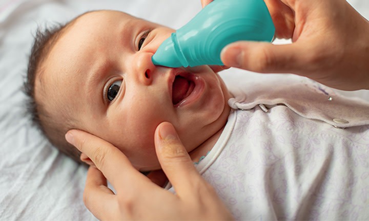 cách chữa nghẹt mũi ở trẻ sơ sinh    