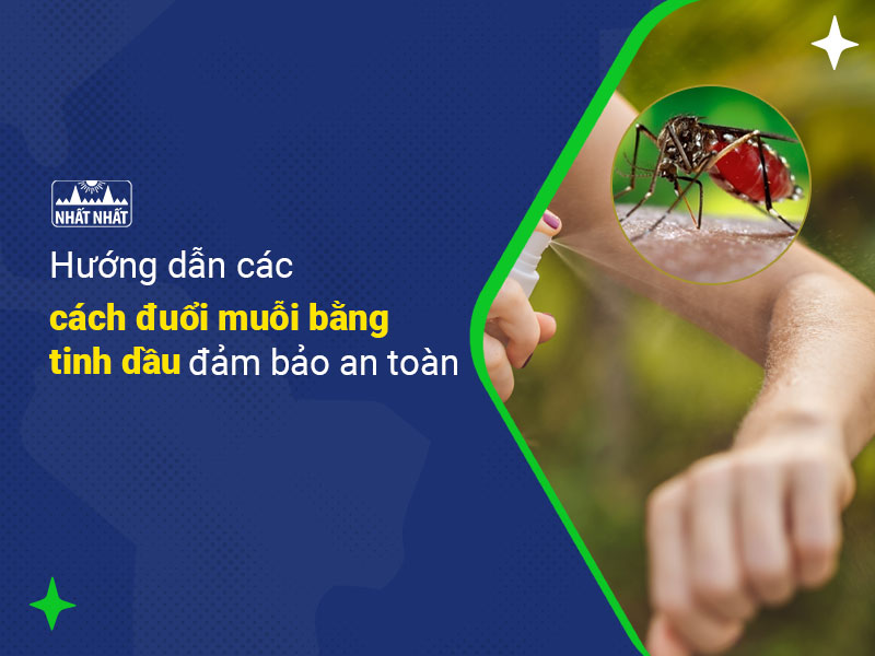 đuổi muỗi bằng tinh dầu