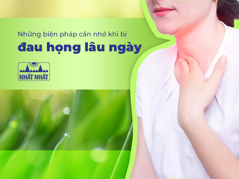 đau họng lâu ngày