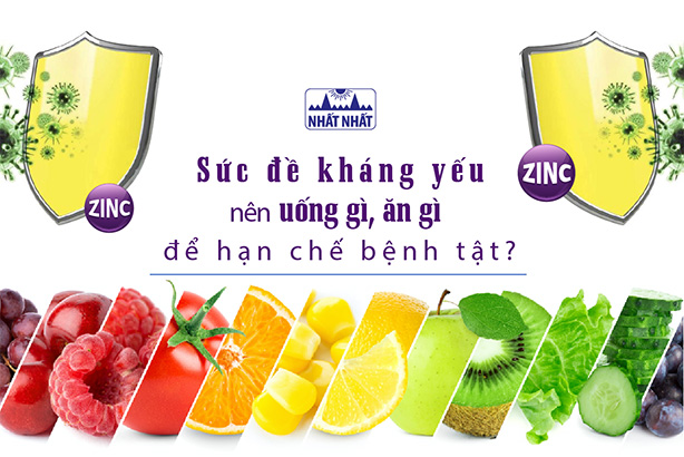 Sức đề kháng yếu nên uống gì, ăn gì để hạn chế bệnh tật?