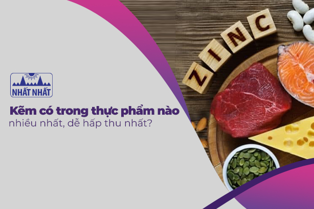 Kẽm có trong thực phẩm nào nhiều nhất, dễ hấp thu nhất?