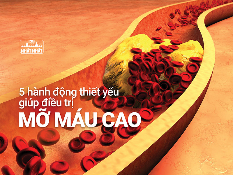 5 hành động thiết yếu giúp điều trị mỡ máu cao