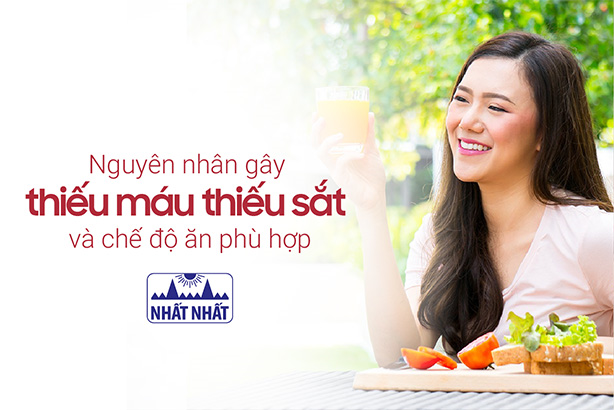 Nguyên nhân gây thiếu máu thiếu sắt và chế độ ăn phù hợp