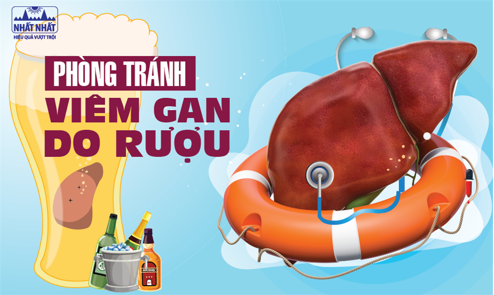 Phòng tránh viêm gan do rượu