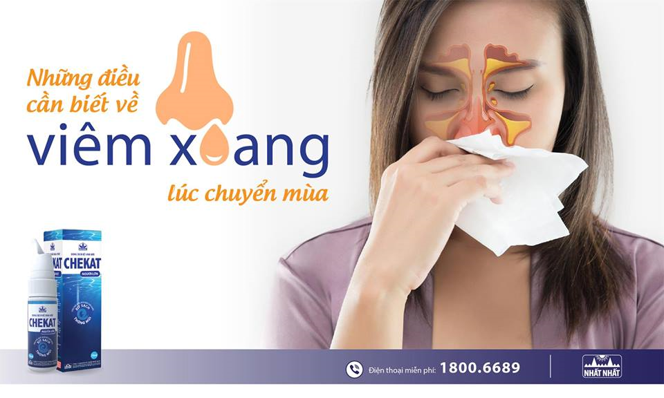 Những điều cần biết về bệnh viêm xoang mũi lúc chuyển mùa