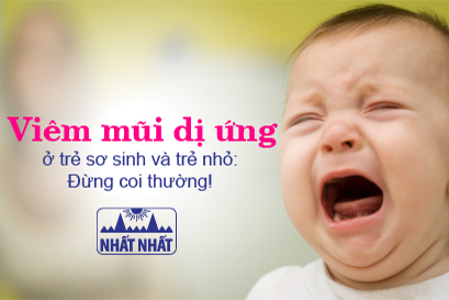 Viêm mũi dị ứng ở trẻ sơ sinh và trẻ nhỏ: Chớ nên coi thường!