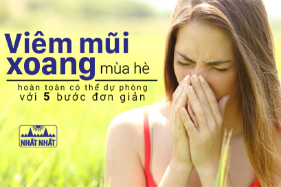 Viêm mũi xoang mùa hè hoàn toàn có thể dự phòng với 5 bước đơn giản