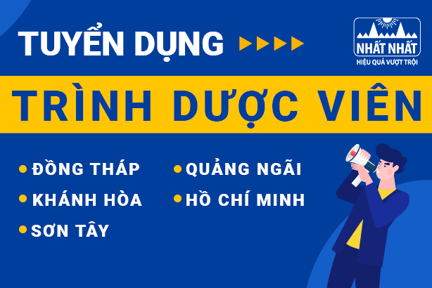 Tuyển dụng trình dược viên tháng 3/2023