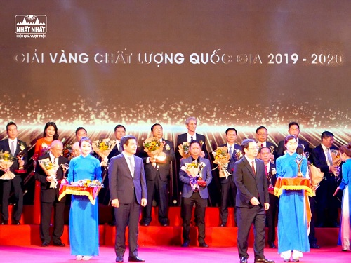 Dược Phẩm Nhất Nhất vinh dự nhận Giải Vàng Chất lượng Quốc gia năm 2020